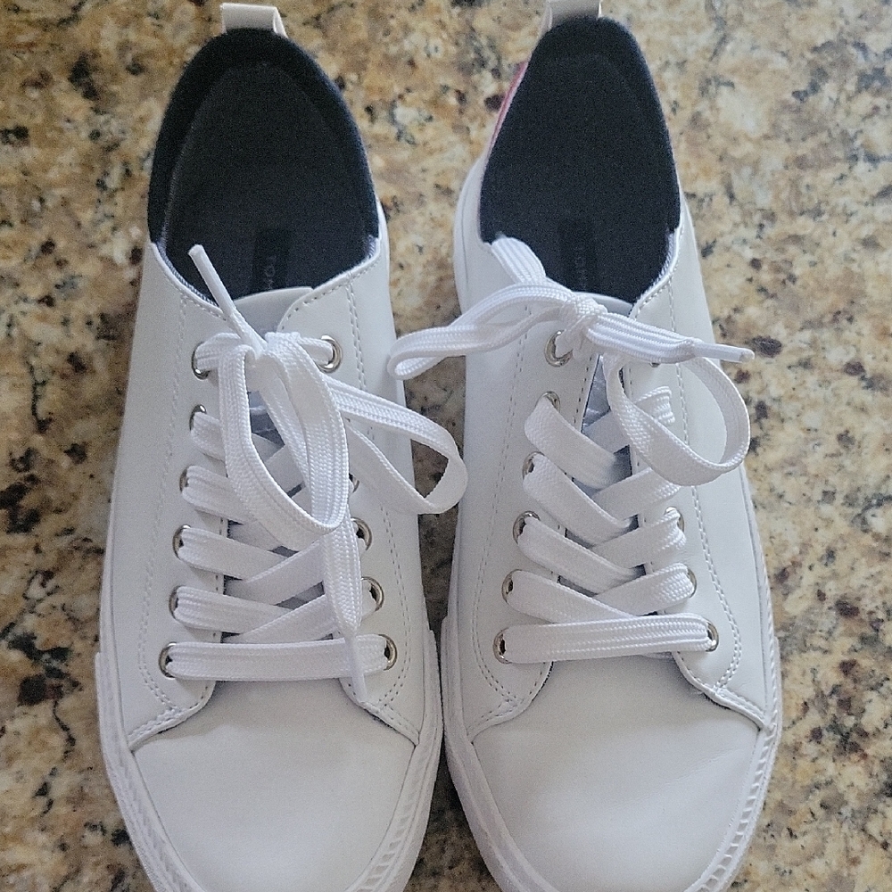 Women's White Tommy Hilfiger Sneakers